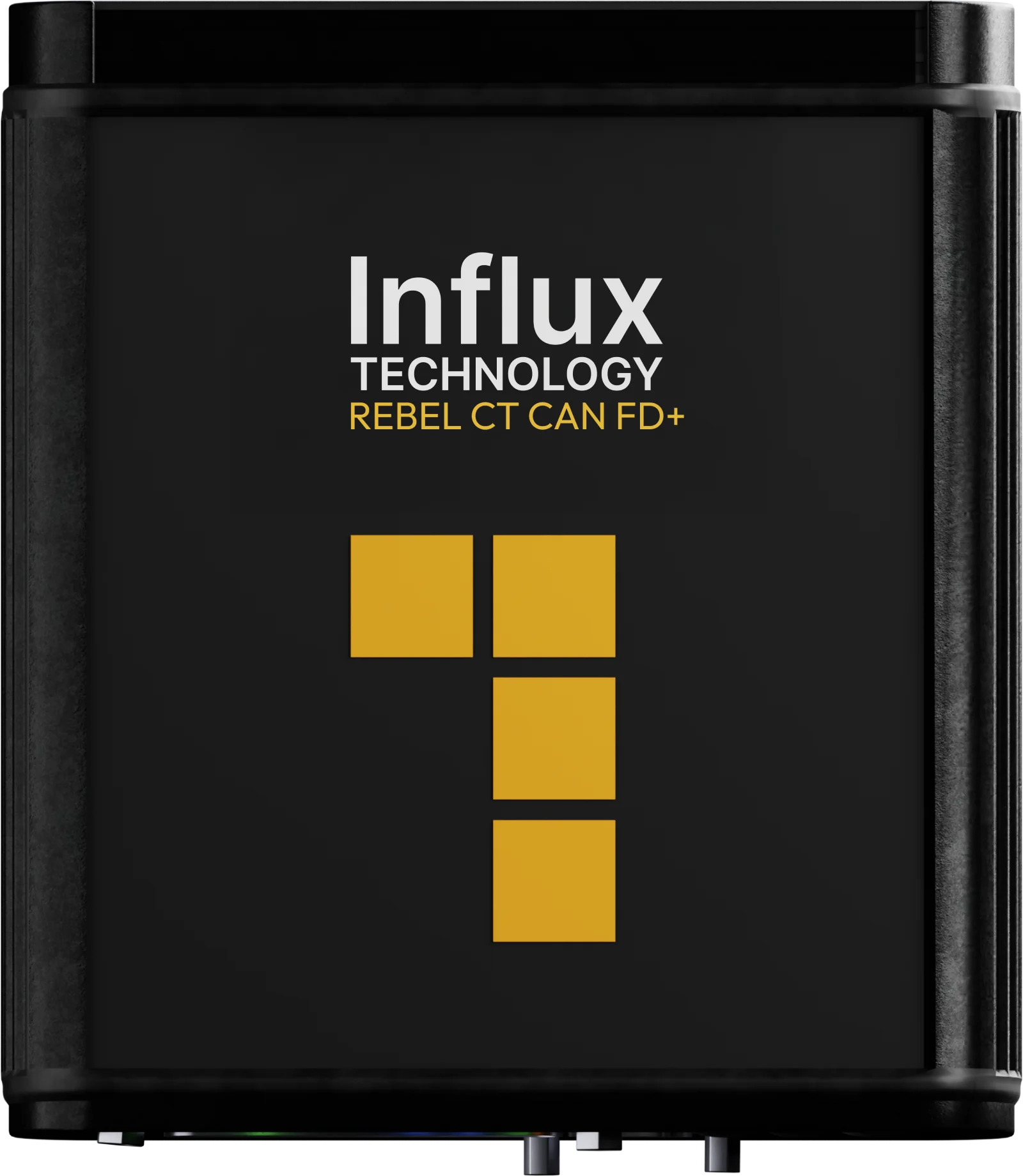 REBEL CT CAN FD data logger in IP65 aluminium enclosure with splash proof cover